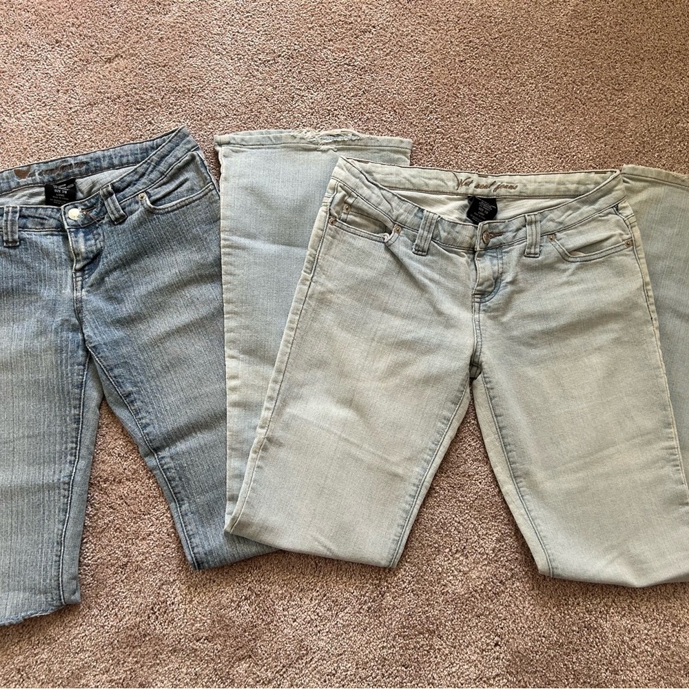 2 Women's WET Seal Blue jeans